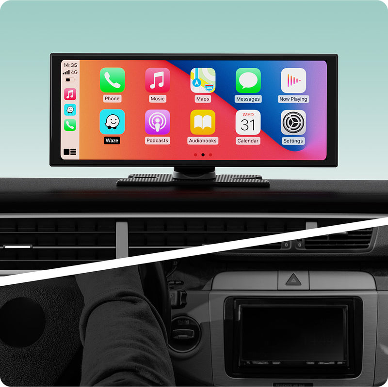 <h4>No more aftermarket stereo</h4>