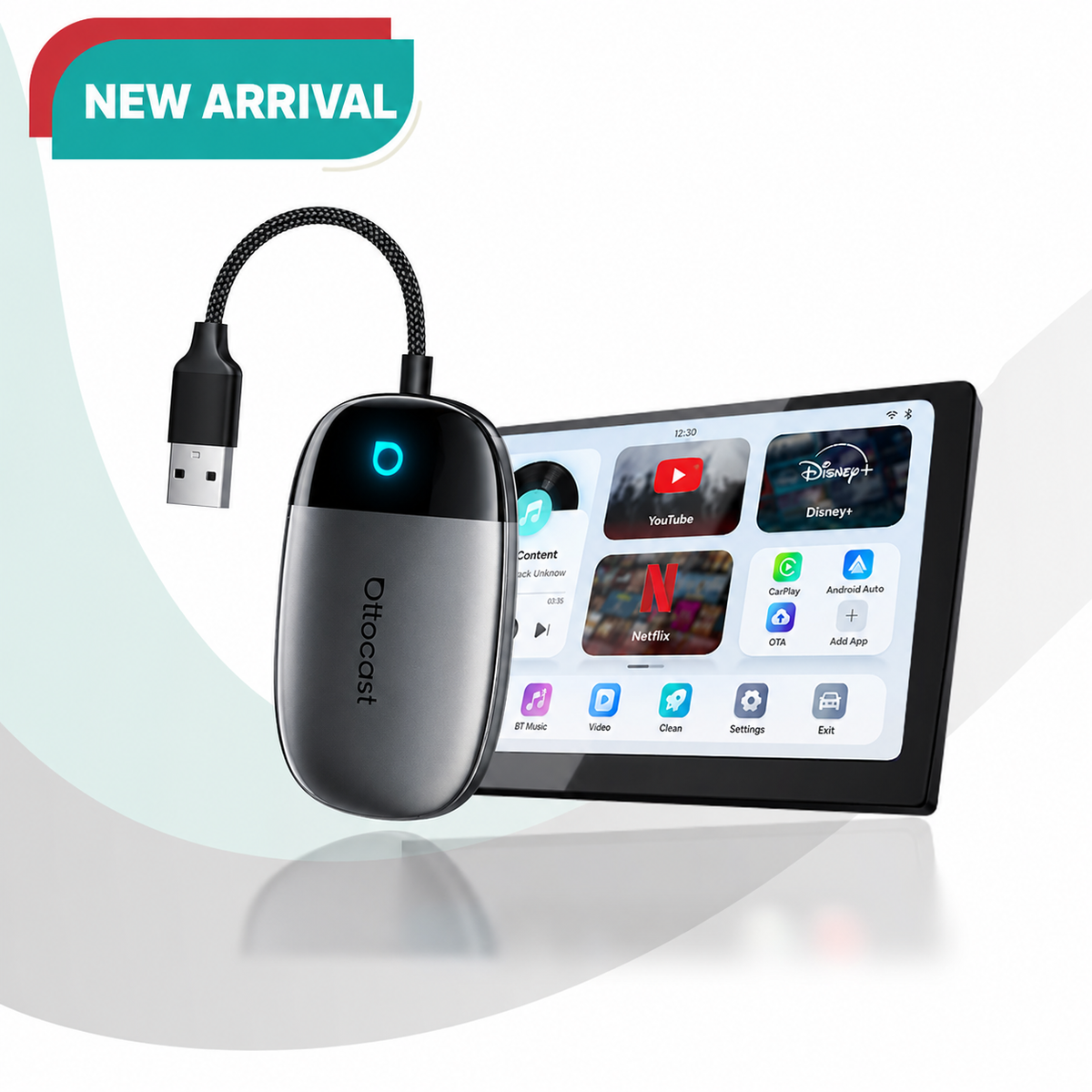 Play2Video X Wireless CarPlay/Android Auto All-in-1 Adapter