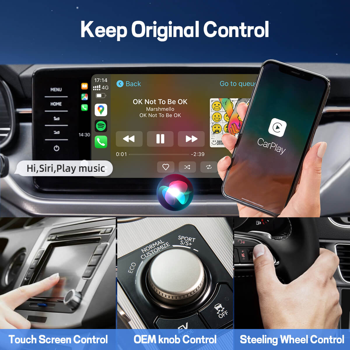 Adaptador Sem Fio OTTOCAST® U2AIR Pro CarPlay