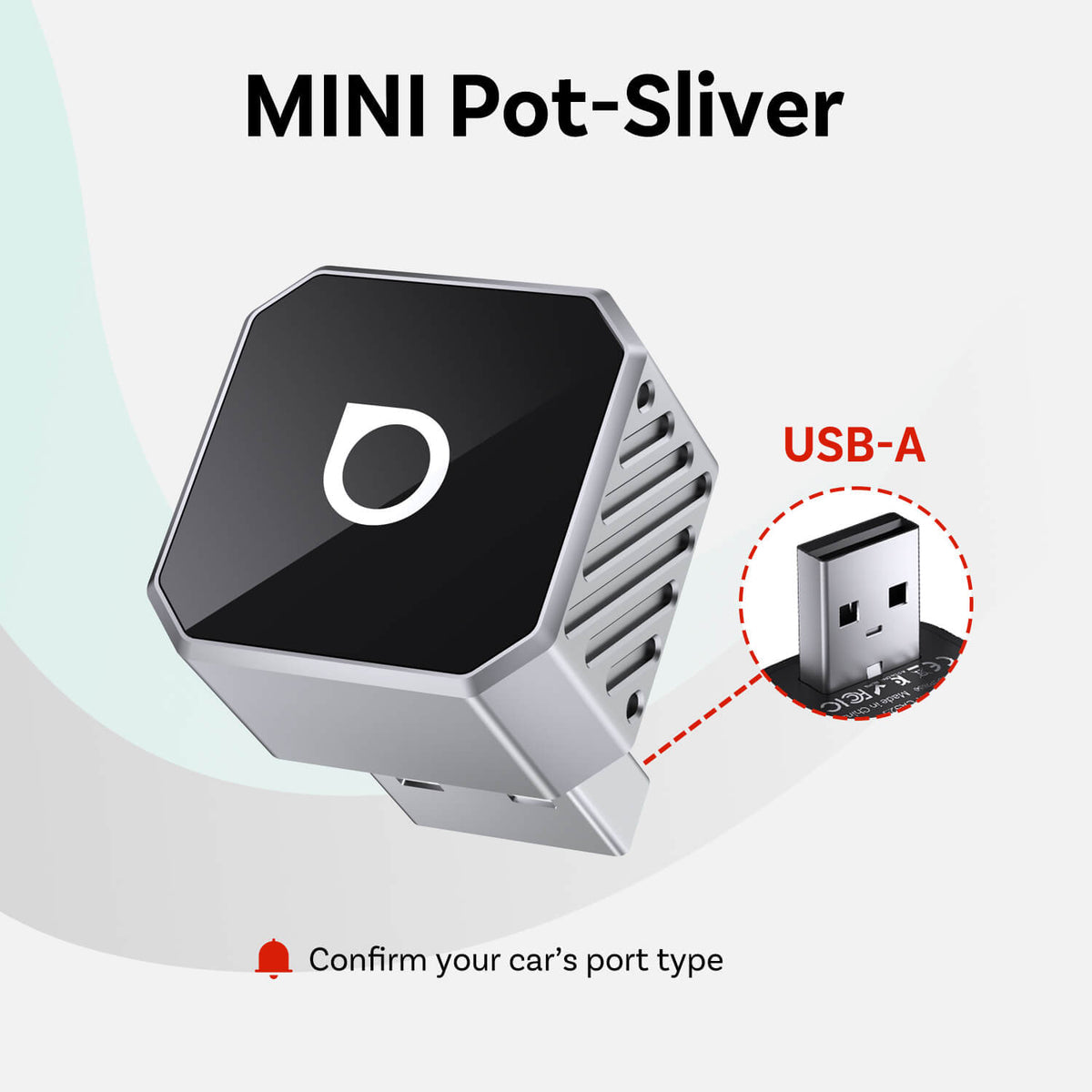 OTTOCAST® Mini 3.0 Ultra Slim wireless CarPlay Android Auto 2 in 1 Adapter