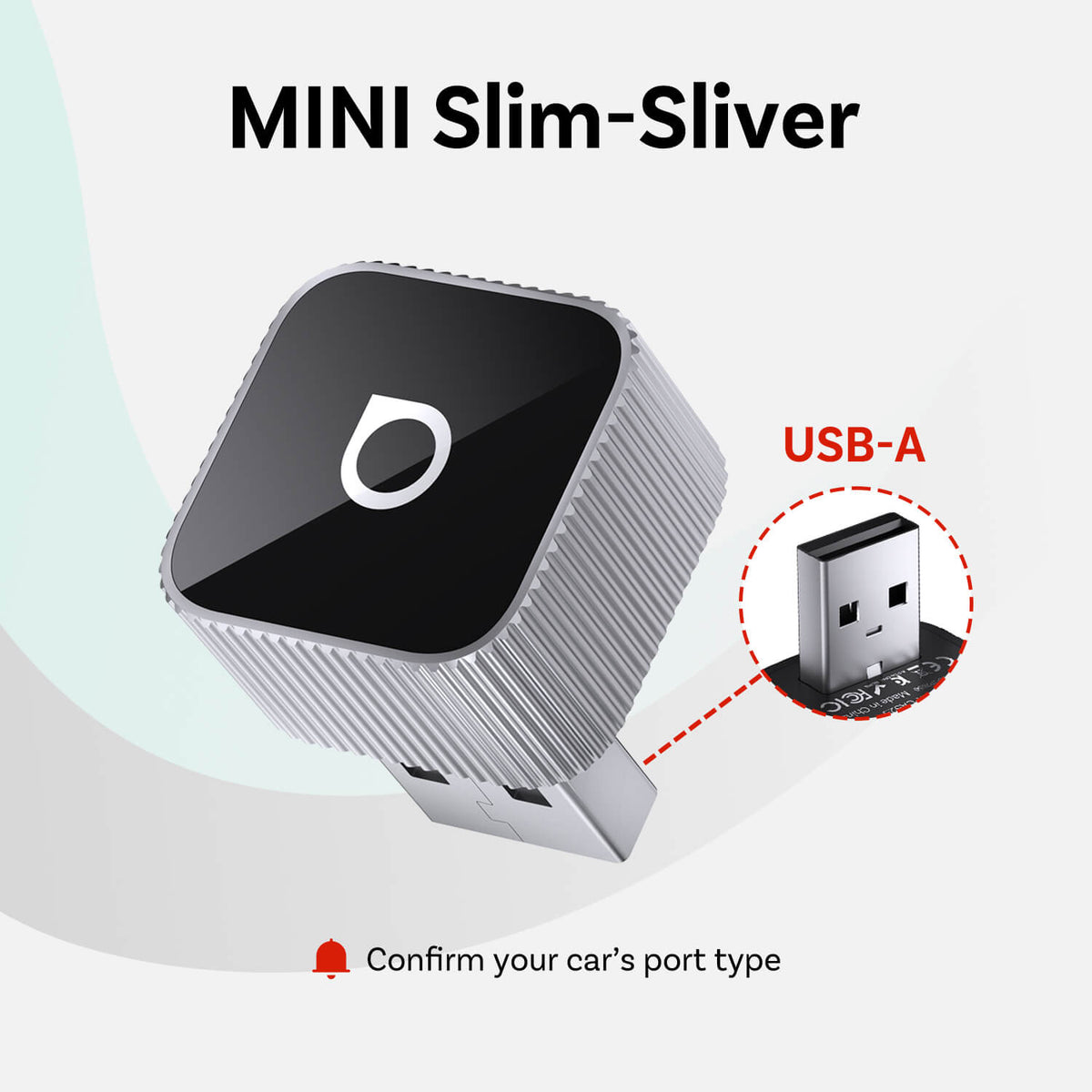OTTOCAST® Mini 3.0 Ultra Slim wireless CarPlay Android Auto 2 in 1 Adapter