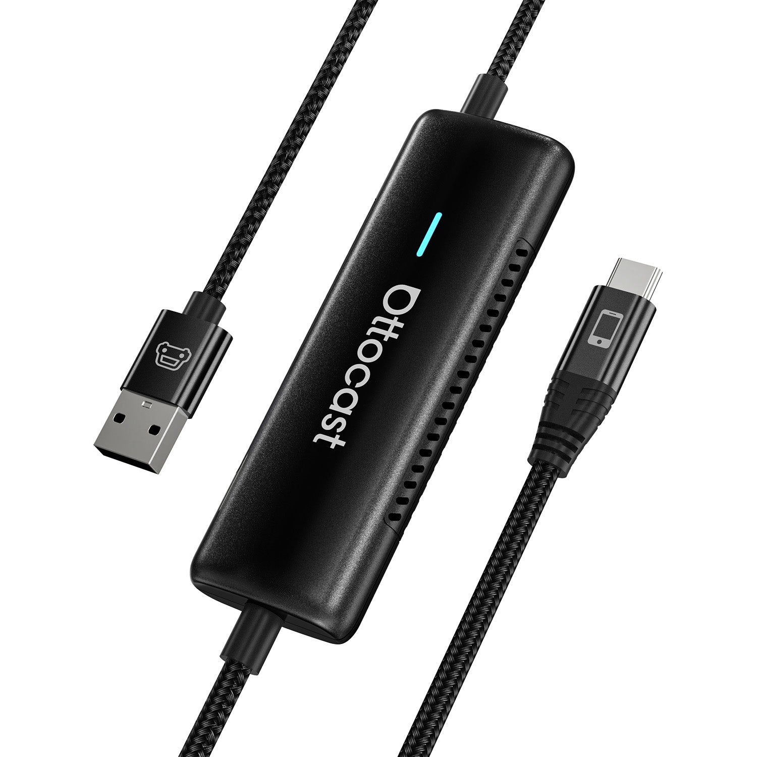 (🎉Sommeraktion 40% RABATT) Ottocast® Spiegel Touch | Bildschirmspiegelung+Bidirektionale Steuerung+Kabelloses CarPlay