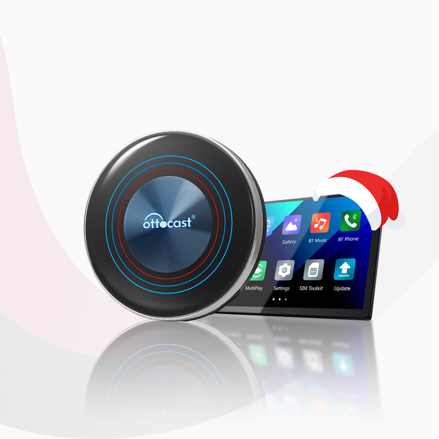 OTTOCAST® I3 BMW AI Box | Netflix, Hulu, App Store + Wireless CarPlay e Wireless Android Auto