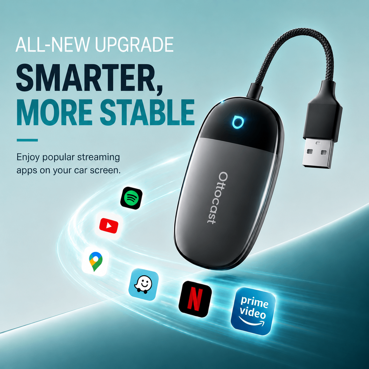 Play2Video X Wireless CarPlay/Android Auto All-in-1 Adapter