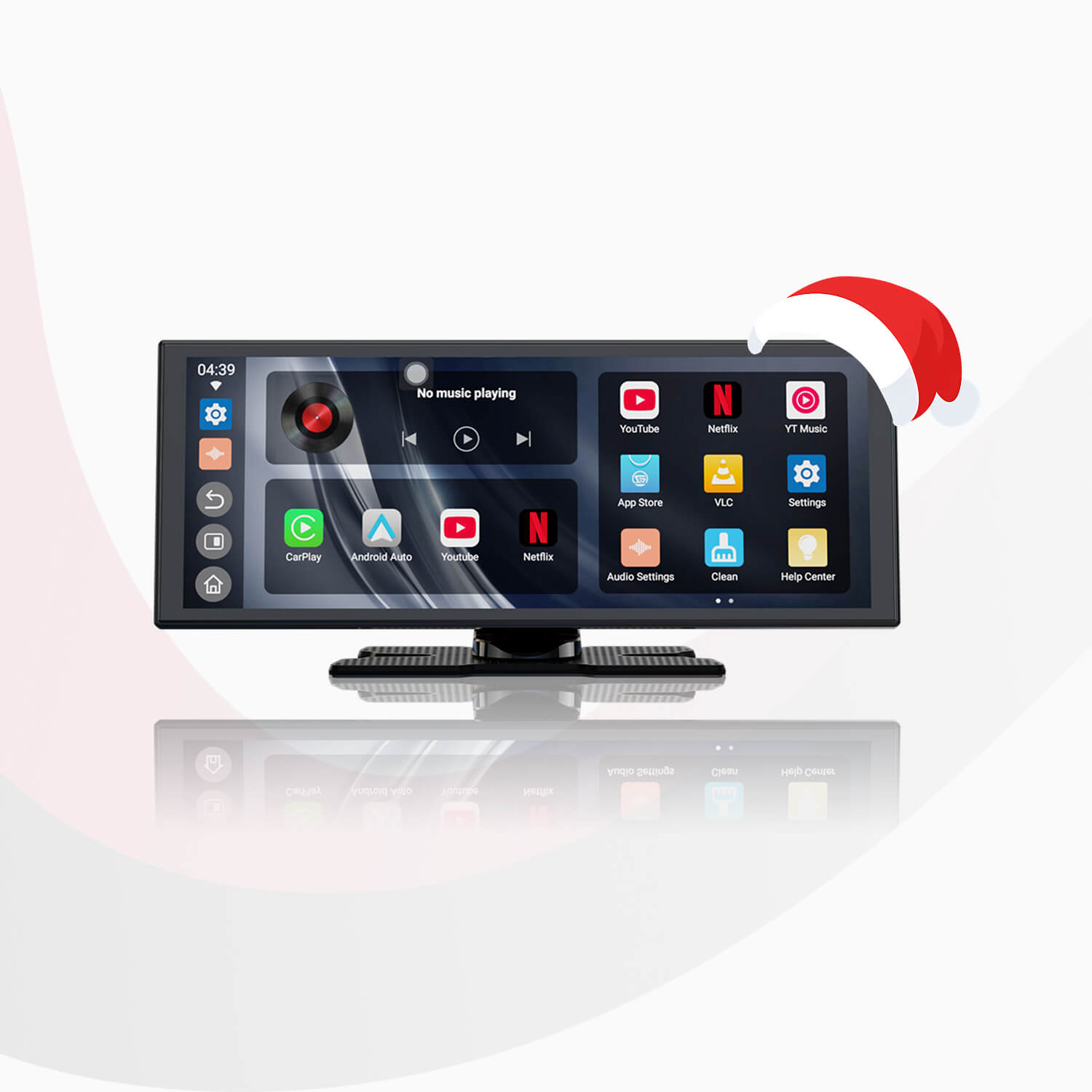 OTTOCAST® ScreenFlow Portable Car Display Screen | Netflix, YouTube, Prime Video & Wireless CarPlay Android Auto