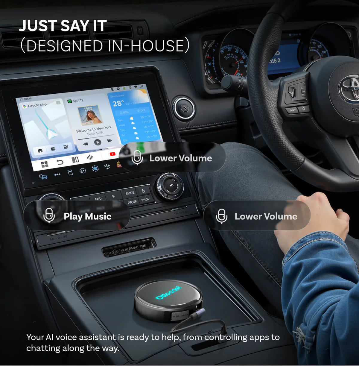 Adattatore Wireless CarPlay per Auto Cabin Care