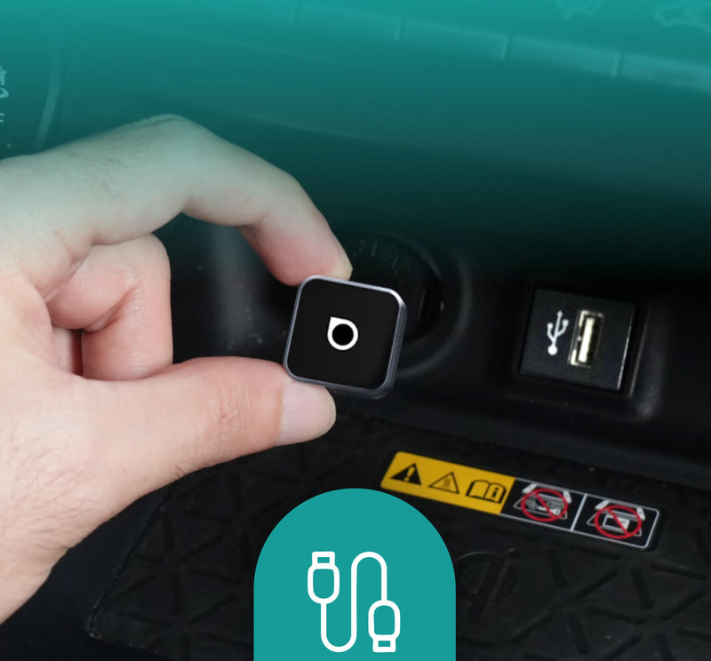 <h4>Koble til USB-port</h4>