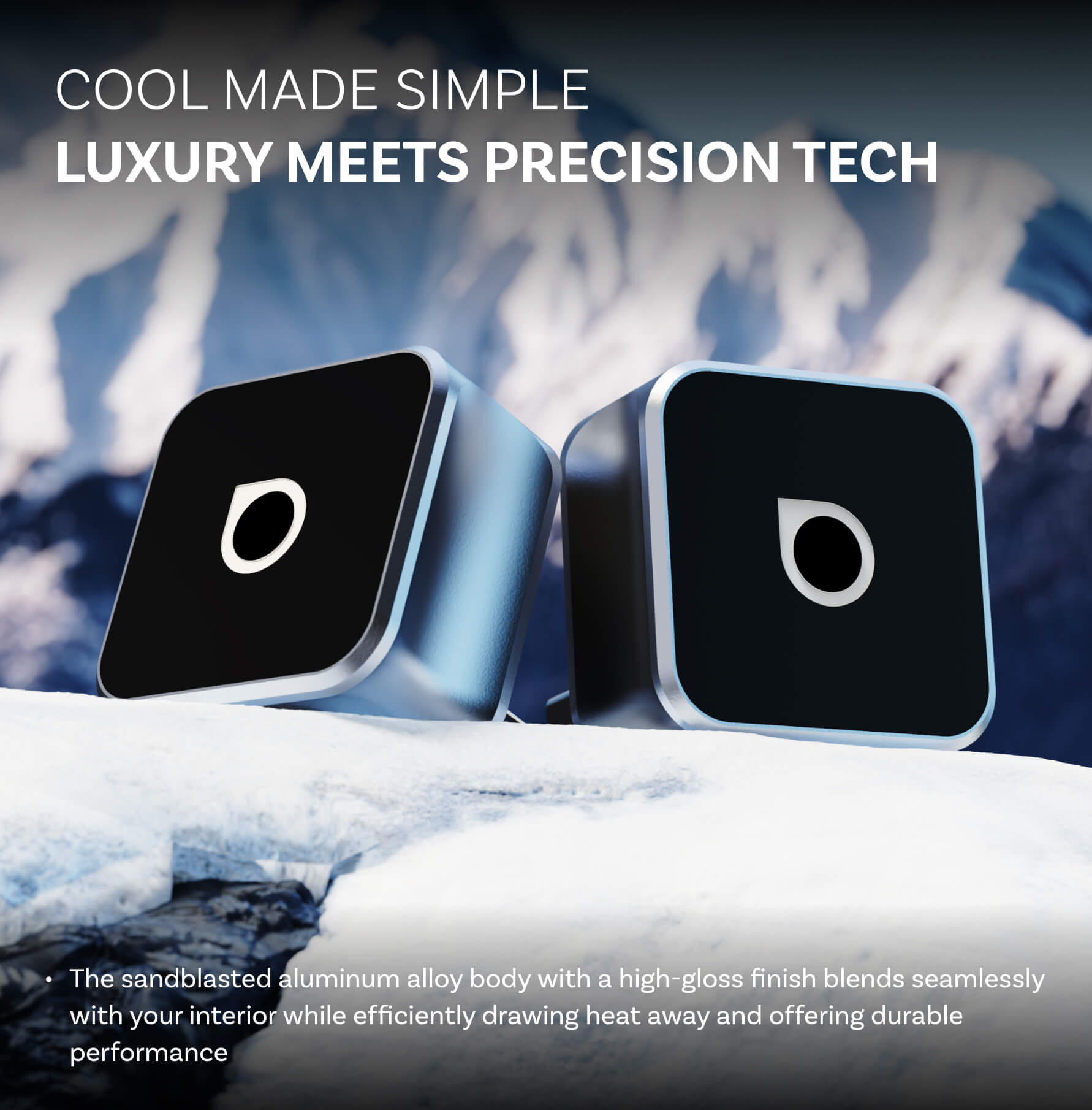 OTTOCAST® Mini 3.0 Ultra Cube Wireless CarPlay Android Auto 2-in-1 Adapter - Cosmic Orange