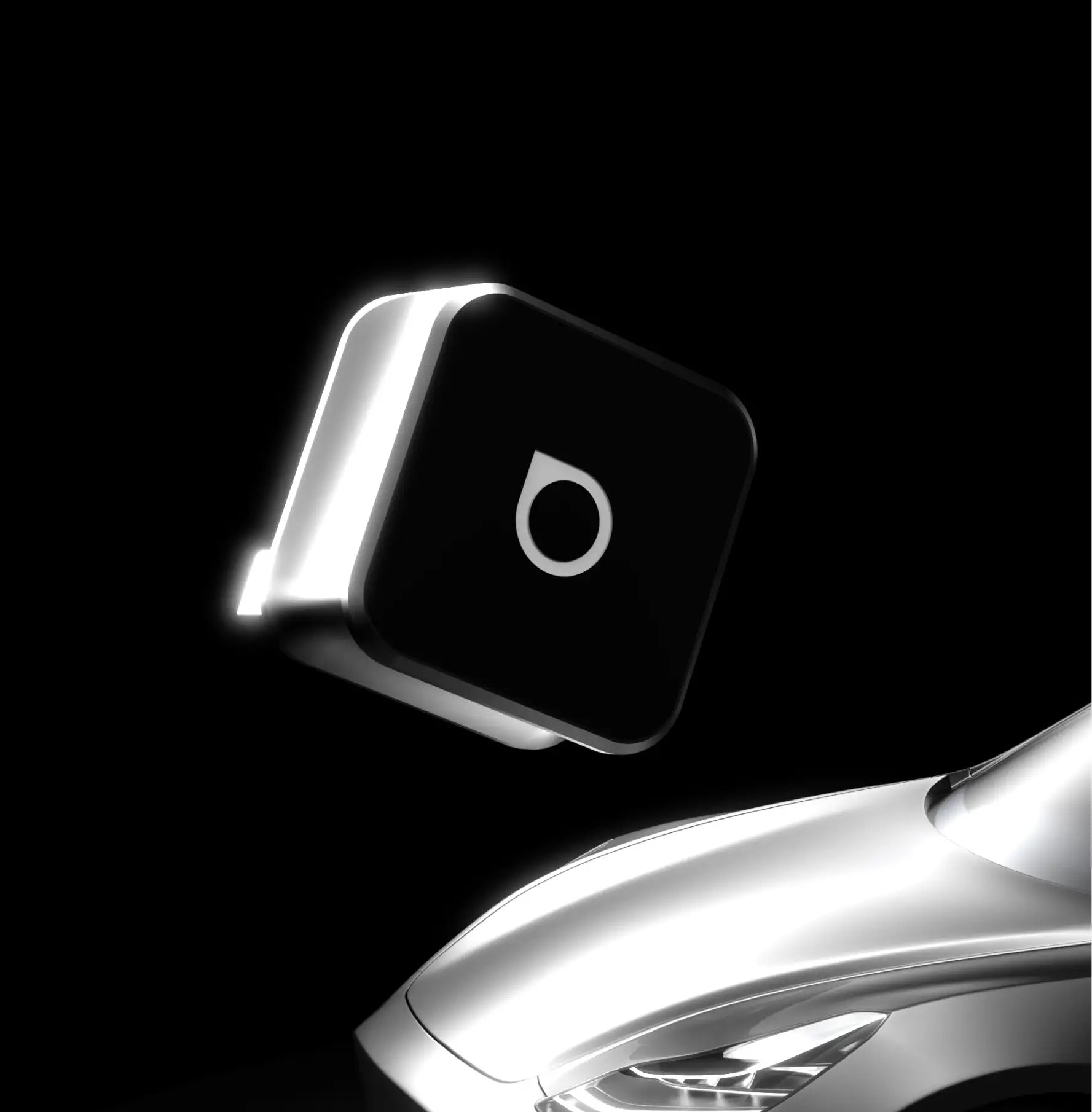 OTTOCAST® Mini 3.0 Ultra Cube Wireless CarPlay Android Auto 2-in-1 Adapter - Cosmic Orange