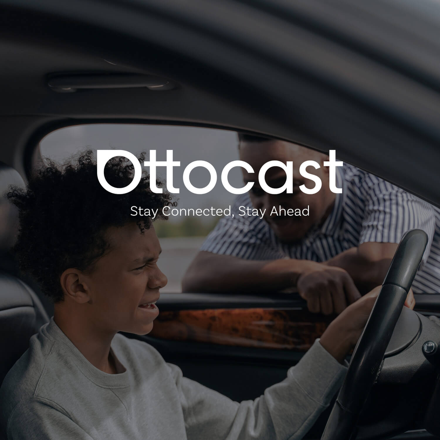 OTTOCAST® Mini | Kabelloses CarPlay+Android Auto+Ein-Klick-Umschaltung
