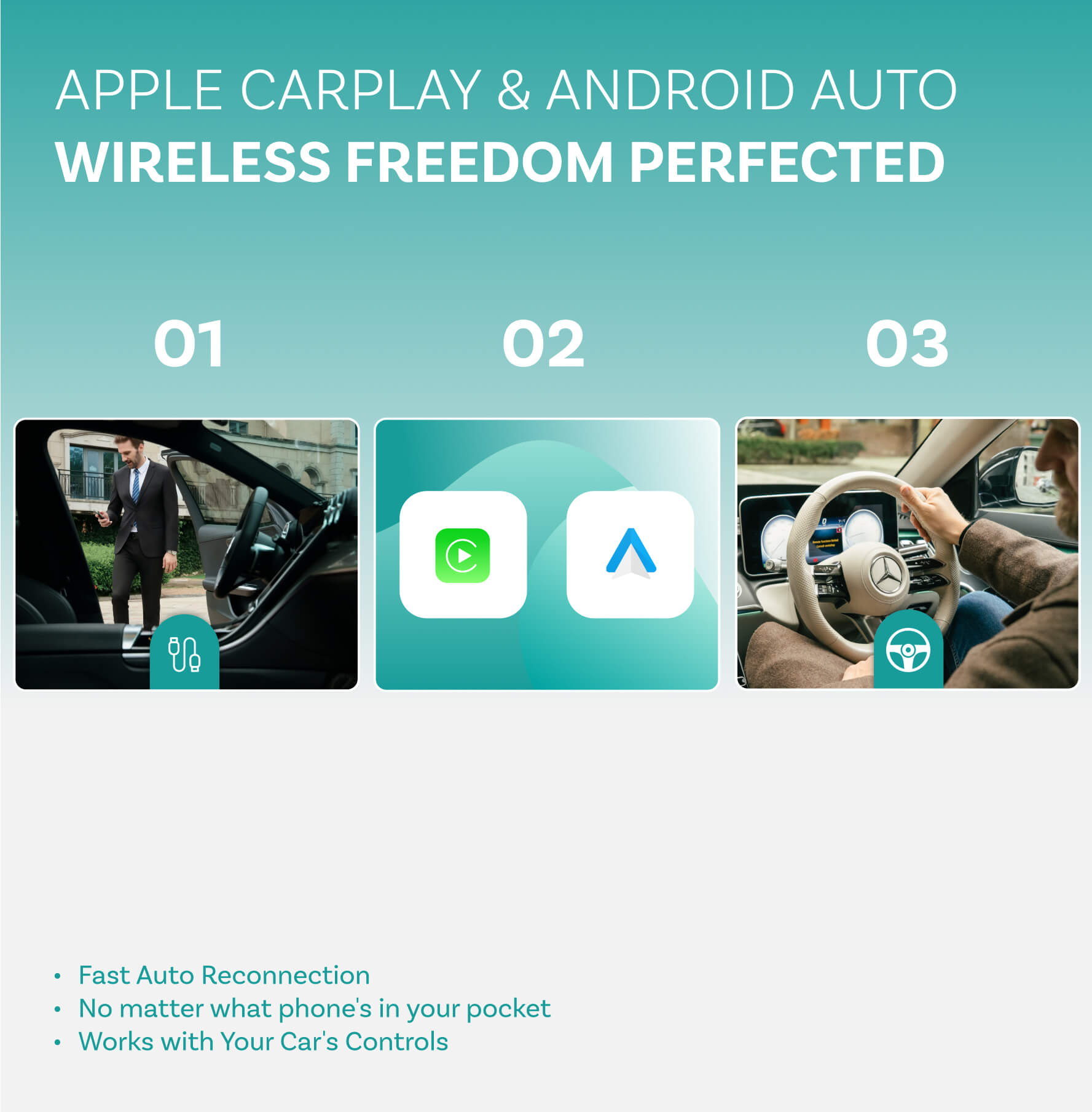 2026 New Release Plav2Video Ultra | Wireless CarPlay & Android Auto All-in-1 Adapter with App Hub