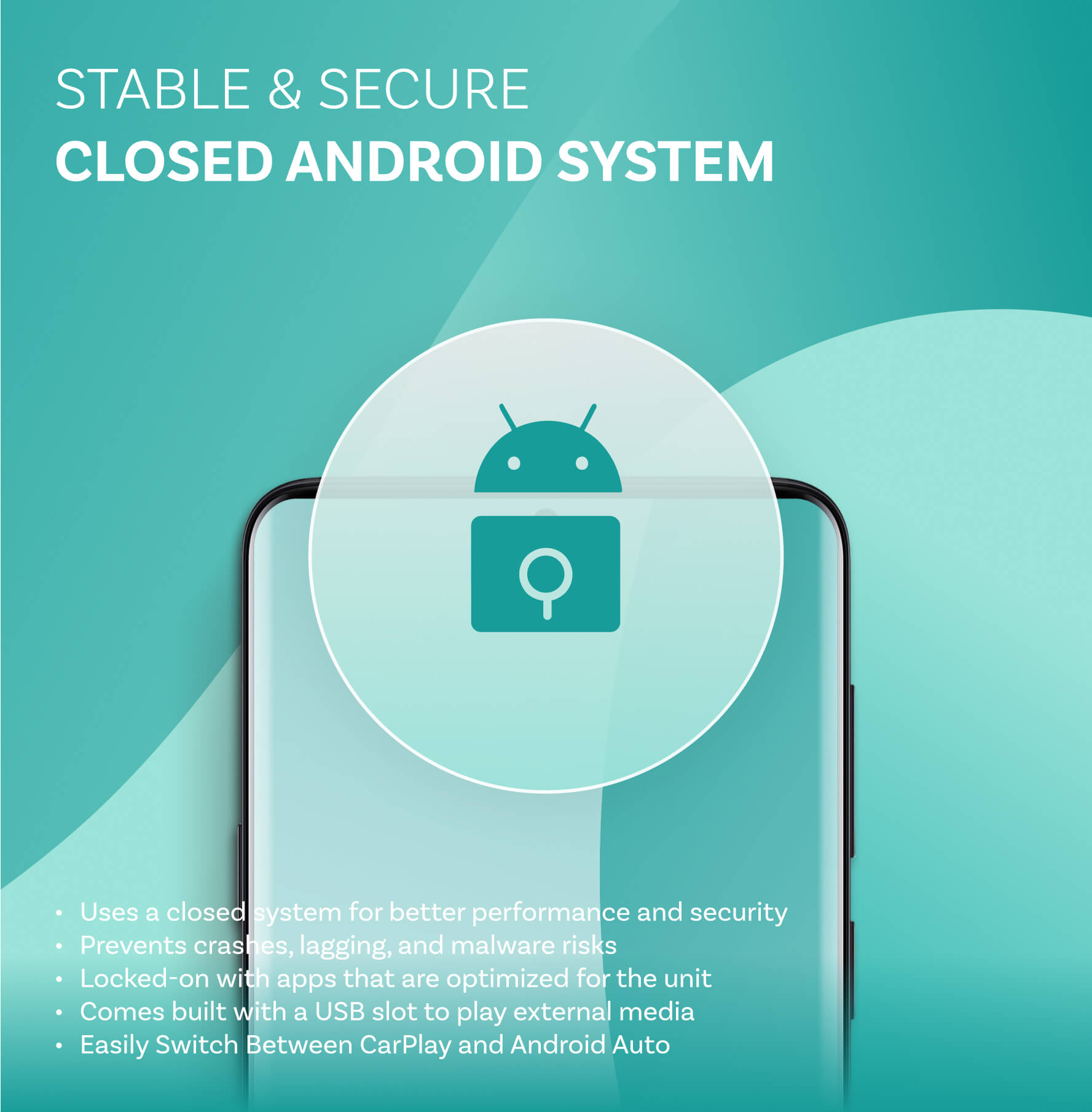 OTTOCAST® Play2Video Ultra | App Hub, Netflix, YouTube, Prime Video & Wireless CarPlay Android Auto