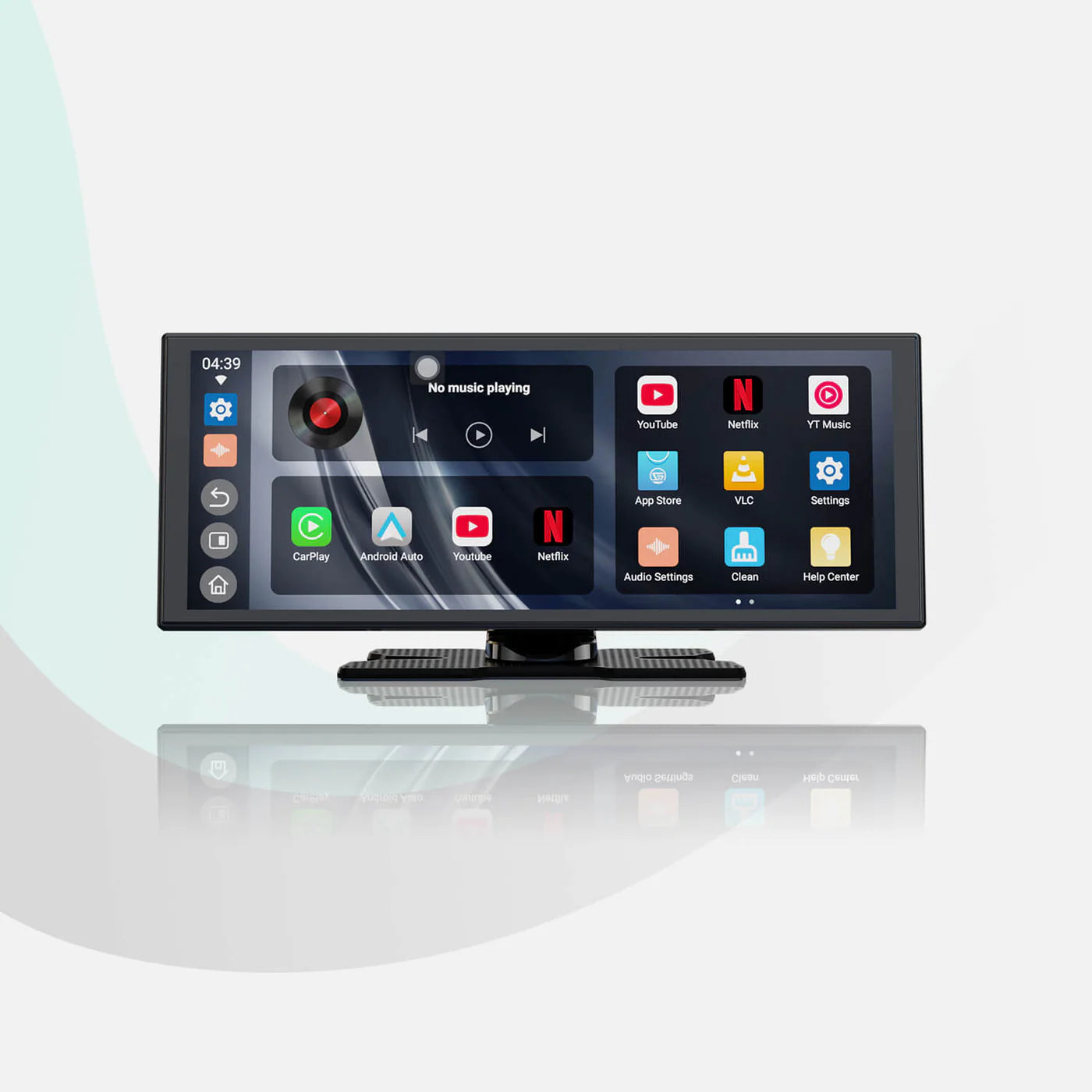 OTTOCAST® ScreenFlow Portable Car Display Screen | Netflix, YouTube, Prime Video & Wireless CarPlay Android Auto