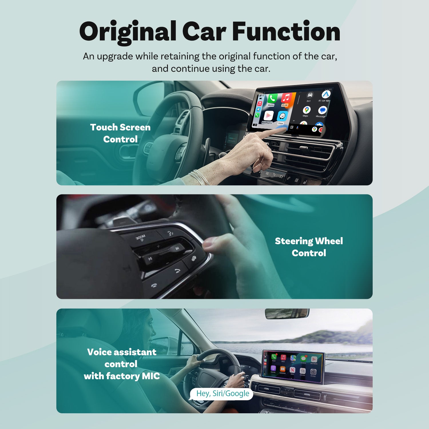 Ottocast Mini 3.0 Ultra Cube Adaptador Wireless CarPlay Android Auto