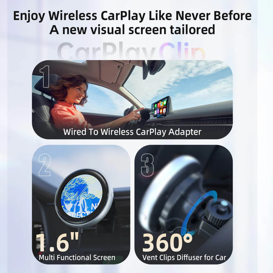 CarPlayClip Wireless CarPlay Adapter