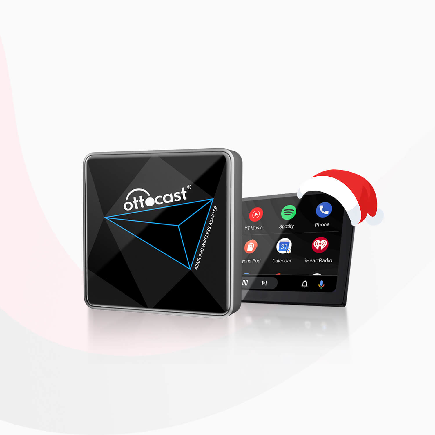 OTTOCAST® Adaptador inalámbrico A2Air Pro para Android Auto