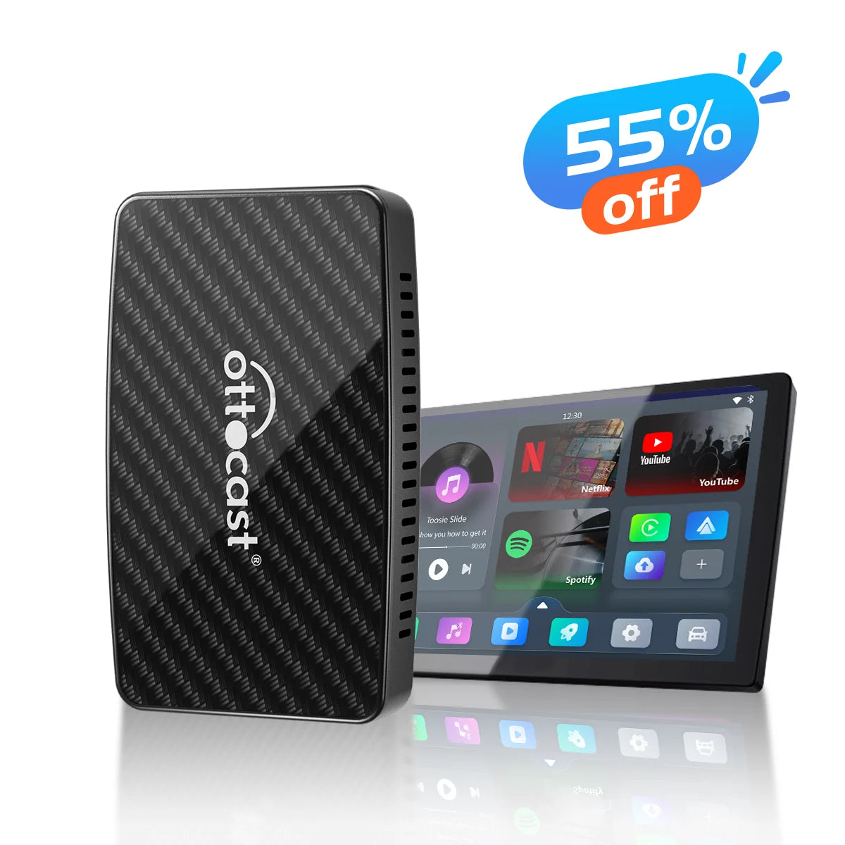 Play2Video Pro | Netflix, YouTube, Prime Video & Wireless CarPlay Android Auto