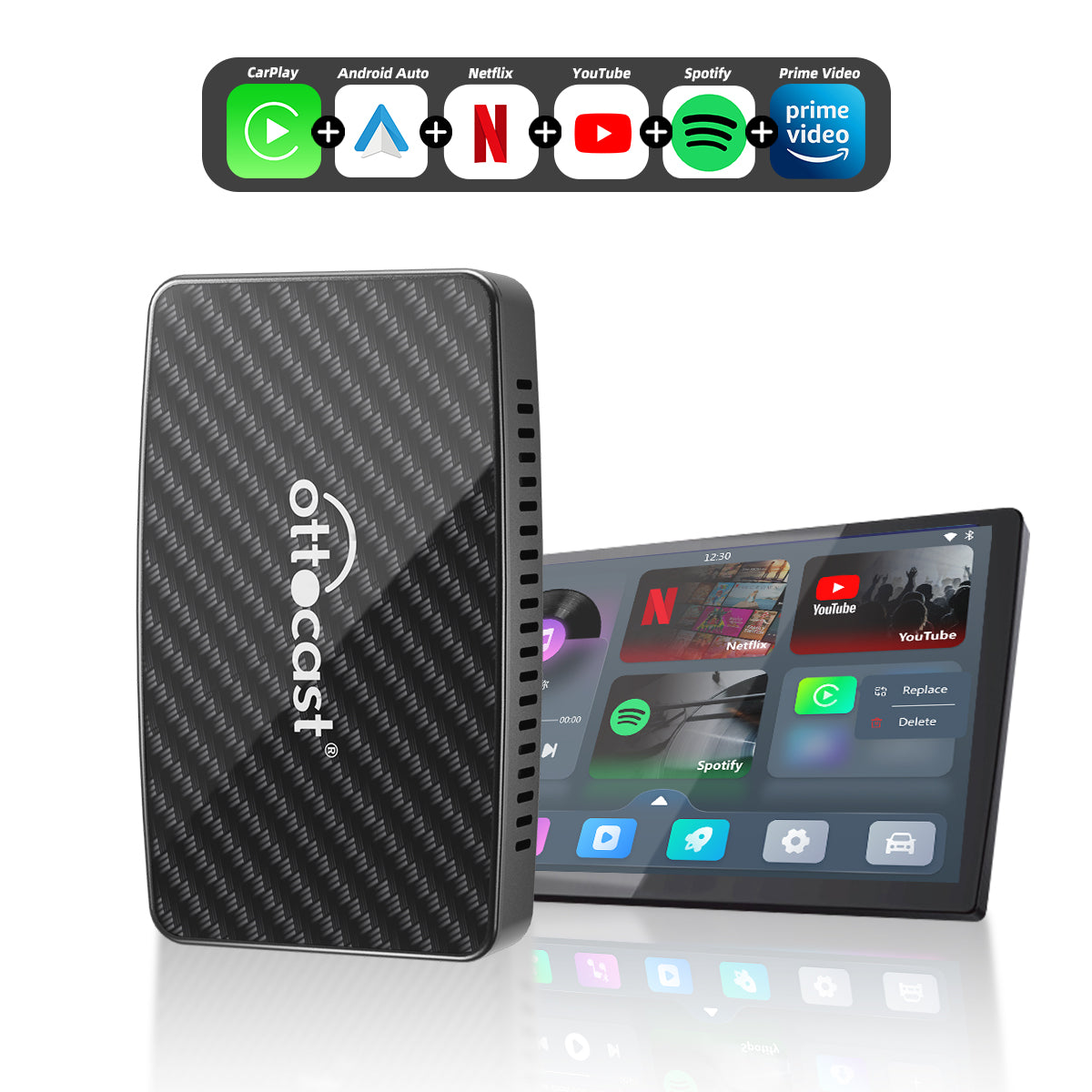 Play2Video Pro | Netflix, YouTube, Prime Video & Wireless CarPlay Android Auto