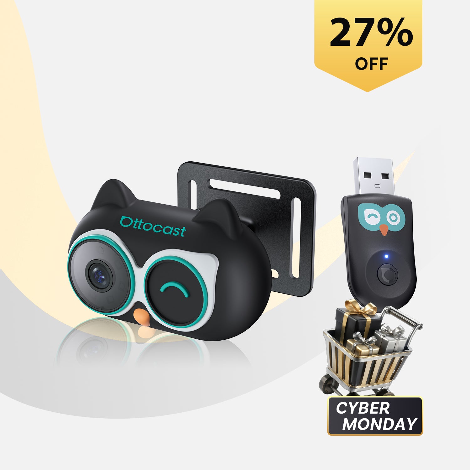 OTTOCAST® Cabin Care Wireless CarPlay Adapter