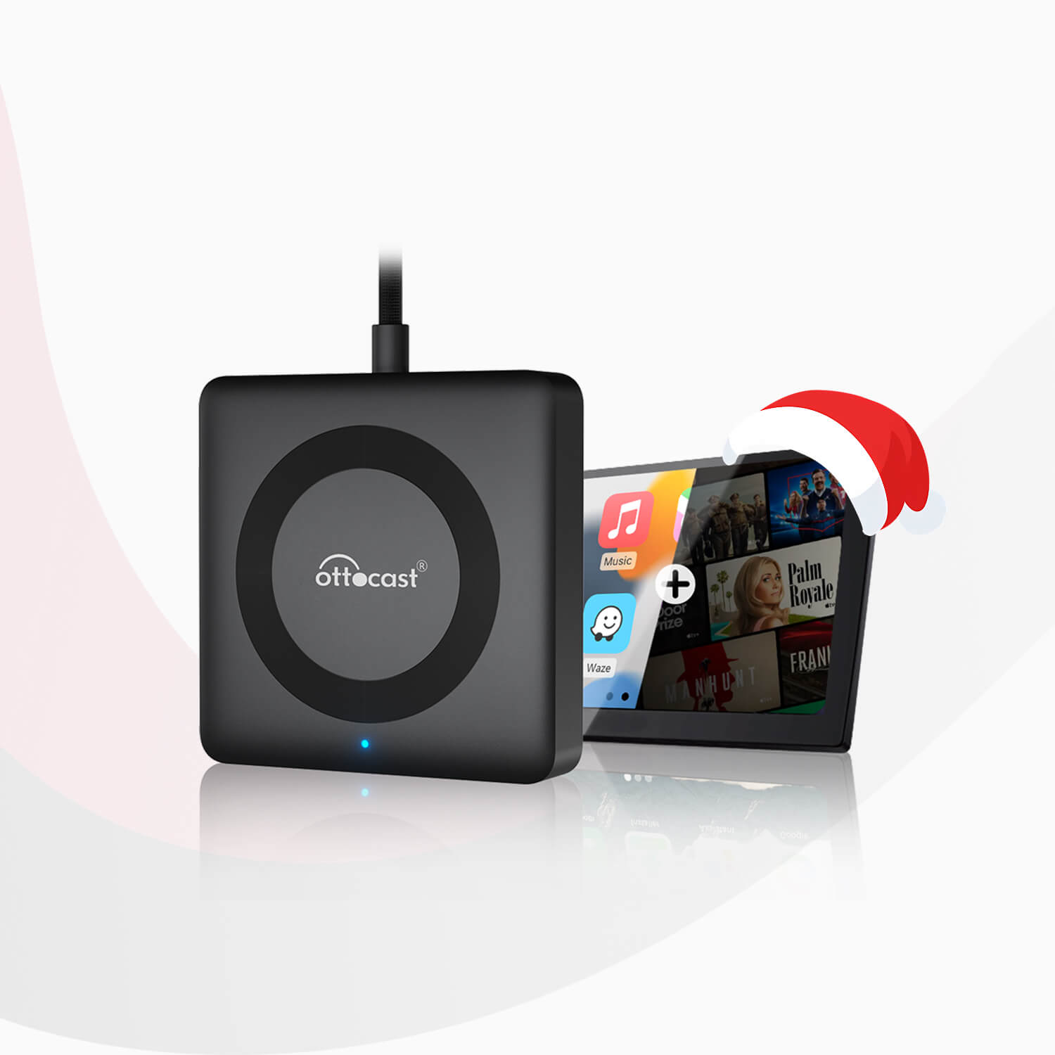 OTTOCAST® Car TV Mate Pro | Fire TV Sticks + Screen Mirroring+Wireless CarPlay & Android Auto