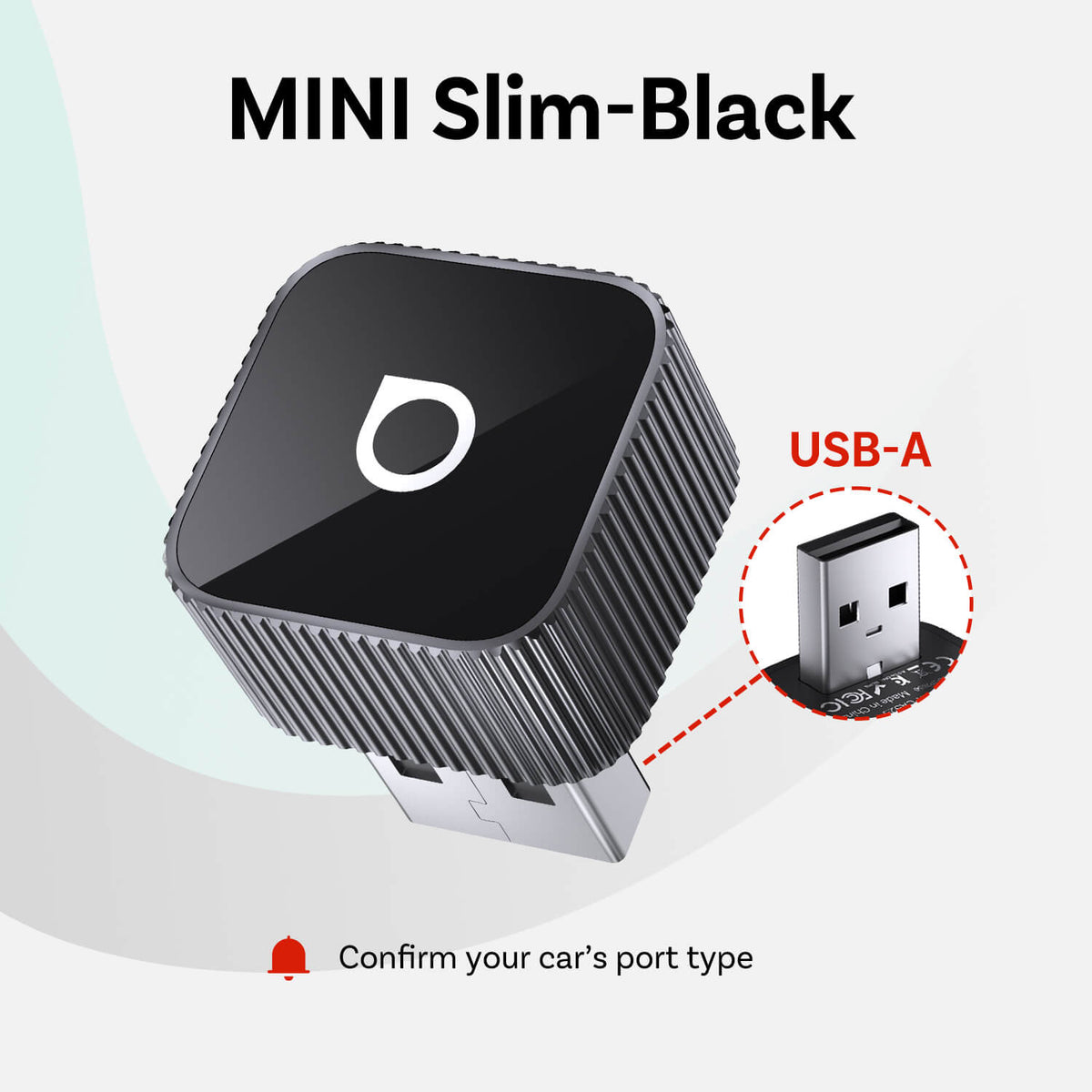 OTTOCAST® Mini 3.0 Ultra Cube | trådløs CarPlay Android Auto 2 i 1-adapter