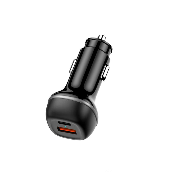 Caricabatterie rapido per auto Dual USB-C & USB-A