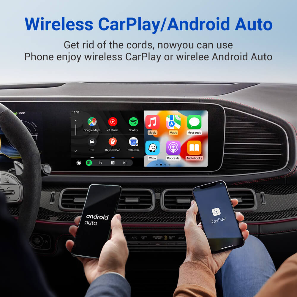 🔥Special Offer 45% OFF🔥The Smart Car Link Wireless CarPlay/Android Auto 2 in 1 Adapter