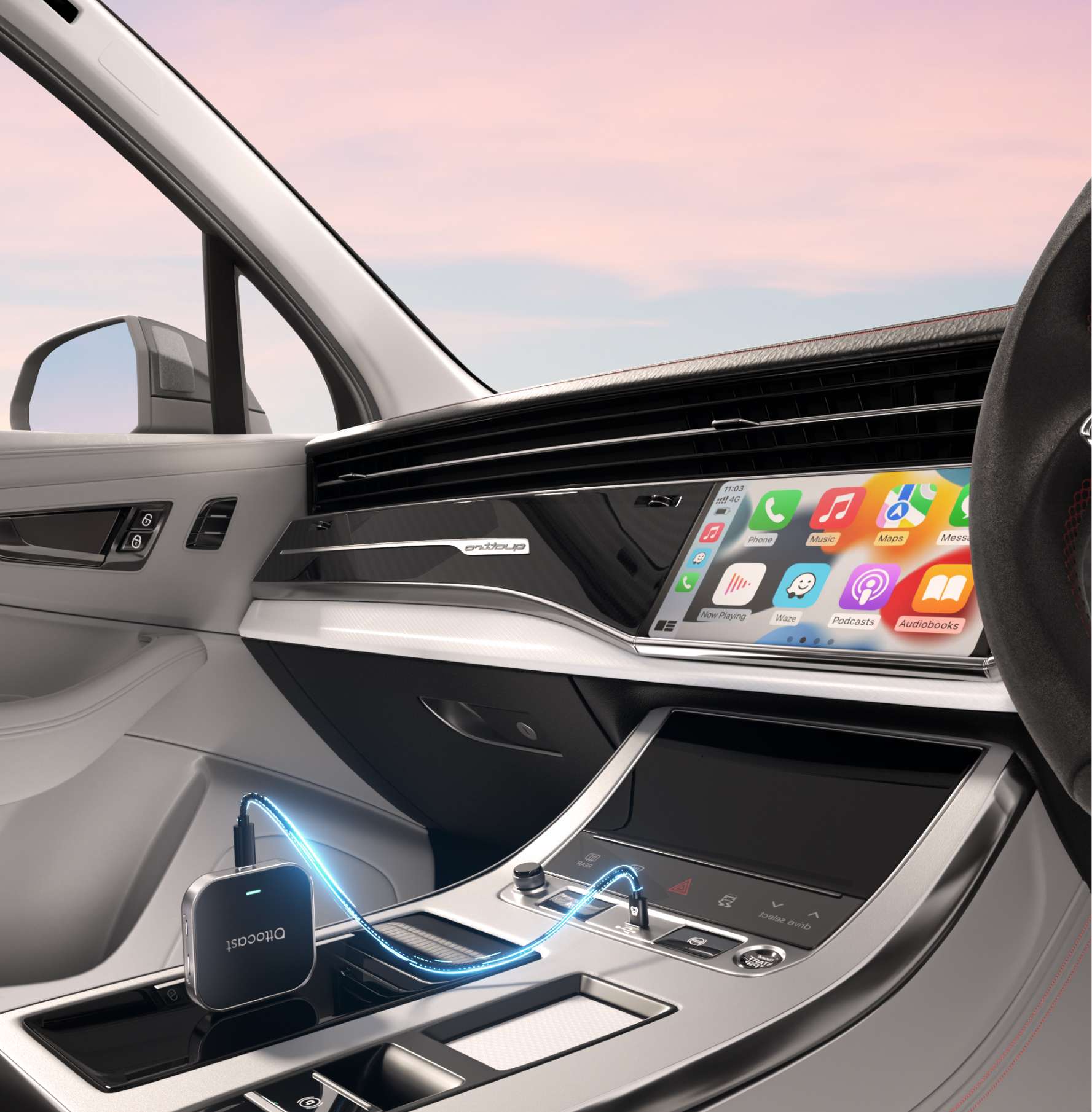 OTTOAIBOX® E2 CarPlay AI Box | Download Any App + CloudSIM + Wireless CarPlay and Android Auto