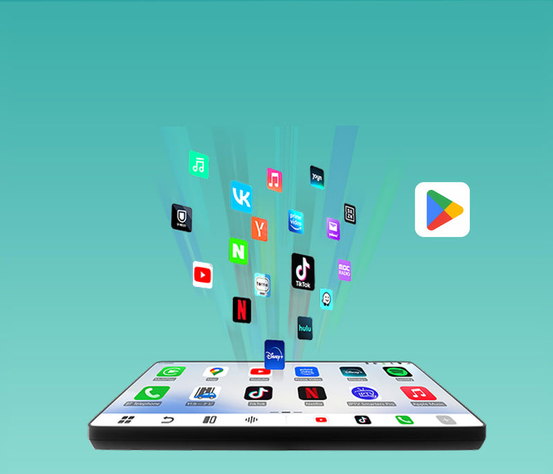 <h3>Alle Ihre Lieblingsanwendungen auf dem Bildschirm Ihres Autos</h3>