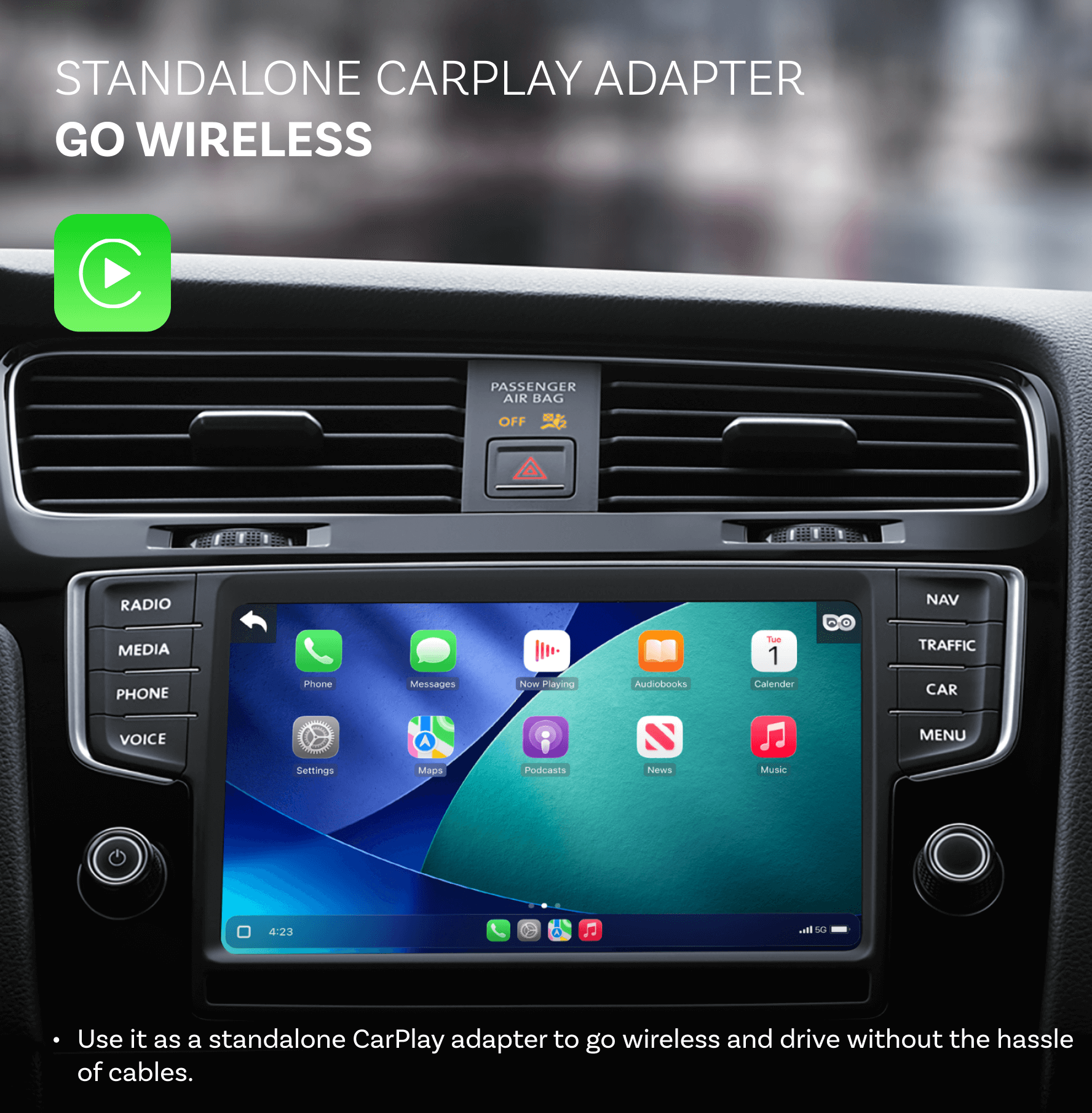 OTTOCAST® Cabin Care Wireless CarPlay Adapter