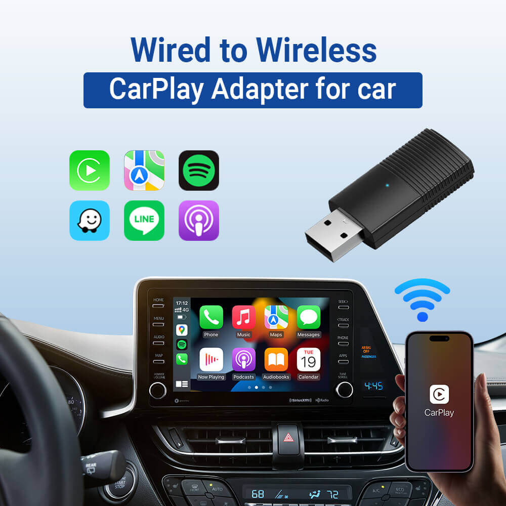 🔥Gran oferta 40% de descuento 🔥Mini adaptador inalámbrico CarPlay