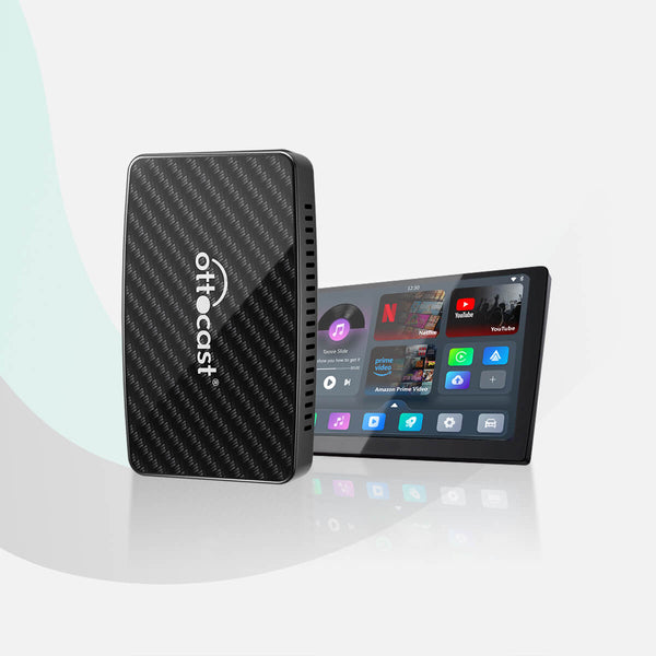 OTTOCAST® Play2Video Pro | Netflix, YouTube, Prime Video & Wireless CarPlay Android Auto